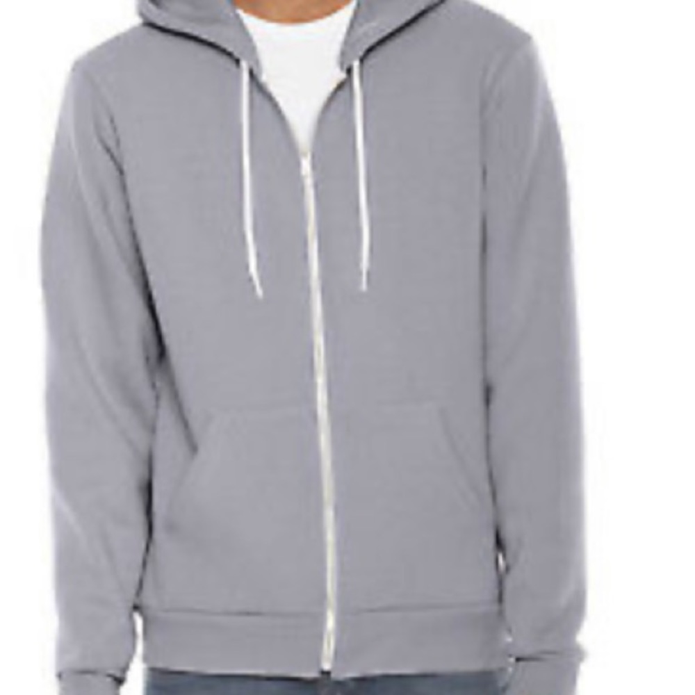 American Apparel Gray Zip up Hoodie